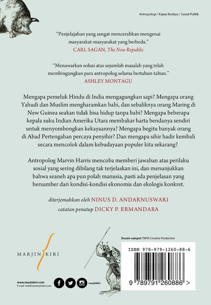 Sapi, Babi, Perang dan Tukang Sihir: Menjawab Teka-teki Kebudayaan