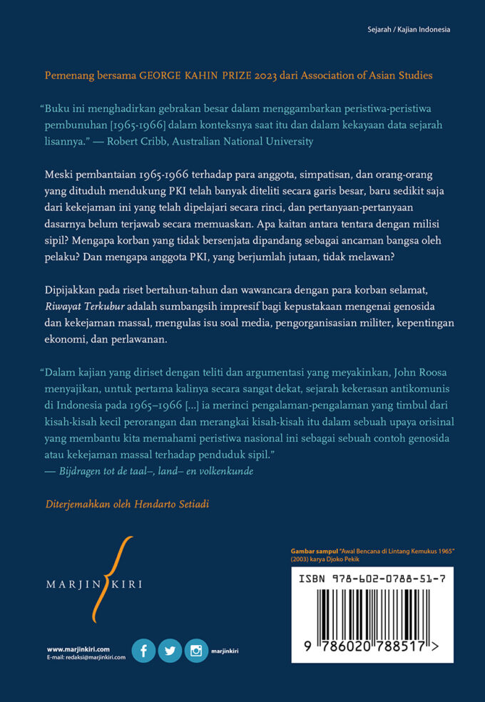 Riwayat Terkubur: Kekerasan Antikomunis 1965-1966 di Indonesia