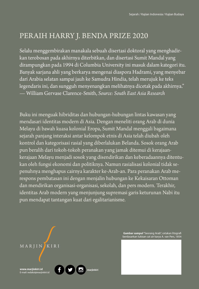 Menjadi Arab: Sejarah Kreol dan Identitas Modern di Dunia Melayu